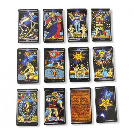 Astrologia cartas de tarô no caminho dos corpos celestes, 78 cartas,  oráculo, quadrinhos, versão em Inglês, tabela, adivinhação, brinquedos -  AliExpress