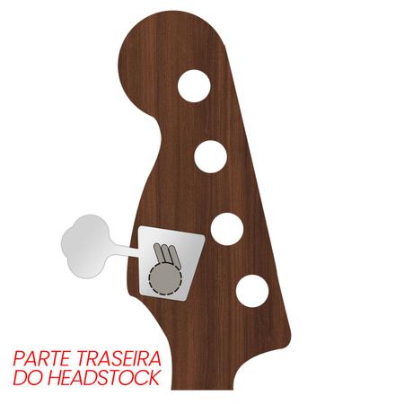 Imagem de Tarraxa Avulsa Vintage Baixo Jazz Bass Dourada Lado Esquerdo