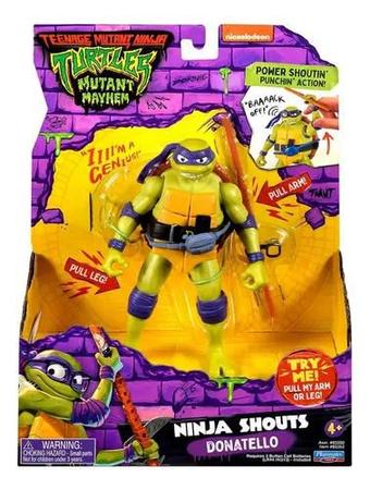 As Tartarugas Ninja Caos Mutante Donatello Som E Acessório