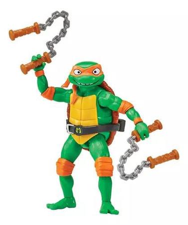 Tartarugas Ninjas Caos Mutante - Michelangelo 11 cm Articulado C/ Acessorios - Sunny Imagem de Tartarugas Ninjas Caos Mutante - Michelangelo 11 cm Articulado C/ Acessorios - Sunny