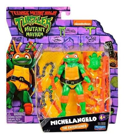 Tartarugas Ninjas Caos Mutante - Michelangelo 11 cm Articulado C/ Acessorios - Sunny Imagem de Tartarugas Ninjas Caos Mutante - Michelangelo 11 cm Articulado C/ Acessorios - Sunny