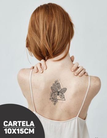 Compra online de Tatuagem temporária à prova d'água com borboleta