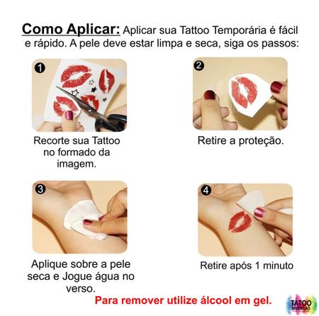 Tatuagem Temporária Flor E Cruz Masculina E Feminina - 10x20cm - Tattoo  Happy - Tatuagem Temporária - Magazine Luiza
