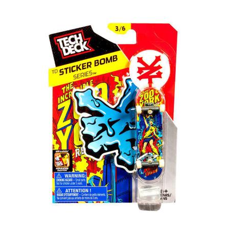 SKATE DE DEDO TECH DECK 96MM FINGERBOARD MULTIKIDS BR263 SORT