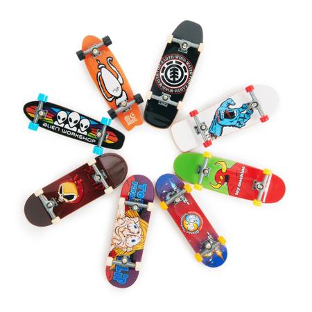 Tech Deck Pack 8 Skates de Dedo Aniversário 25 Anos - Sunny 003810