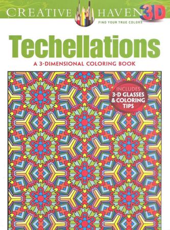 Imagem de Techellations Coloring Book 3-D - Creative Haven Coloring Books - Dover Publications