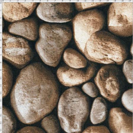 Imagem de Tecido Adesivo Impermeável - Pedras 001 (45x70)