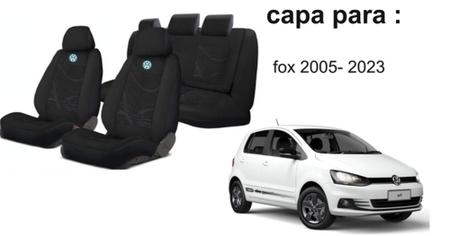 Imagem de Tecido Capas Fox 2003-2022 + Volante + Chaveiro VW