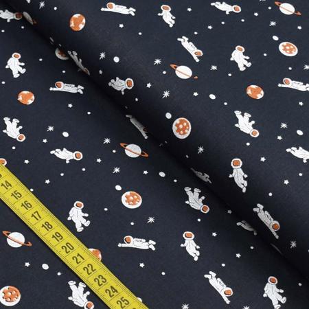 Tecido Estampado para Patchwork - Essentials Astronauta (0,50x1,50) - Fernando Maluhy Imagem de Tecido Estampado para Patchwork - Essentials Astronauta (0,50x1,50)