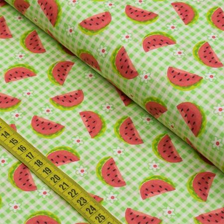 Tecido Estampado para Patchwork - Xadrez Pink (0,50x1,40) - Bazar Horizonte