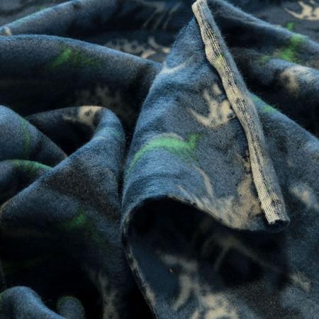 Imagem de Tecido Malha Soft Estampada Dinossauro Colorido Fundo Azul