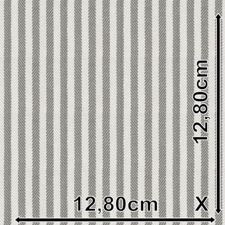 Imagem de Tecido Para Sofá e Estofado Valência 13 Listrado Mini Cinza Cru - Largura 1,40m
