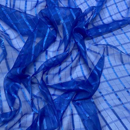 Tecido Gorgurinho Xadrez Azul Royal - 1,50m de Largura - 040-2926-01 -  Enrolado Tecidos