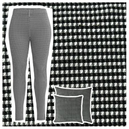 Roupas quadriculadas sales preto e branco