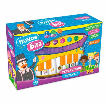 Imagem de Tecladinho Musical Infantil - Mundo Bita - Fun Divirta-se