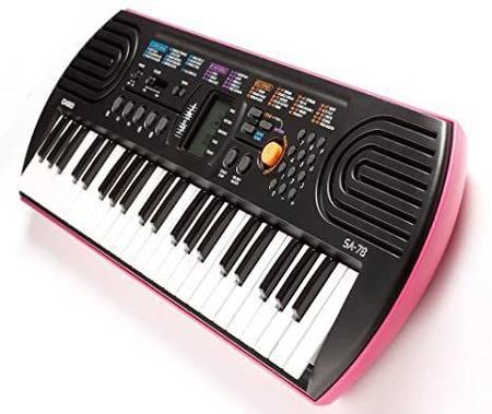 Teclado Infantil Casio SA-78 44 Teclas Preto Pink - Teclado Infantil -  Magazine Luiza