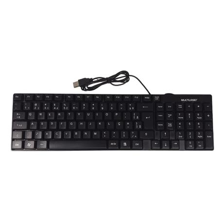 Teclado Com Fio Multilaser Tc193 Usb Resistente A Água Imagem de Teclado Com Fio Multilaser Tc193 Usb Resistente A Água