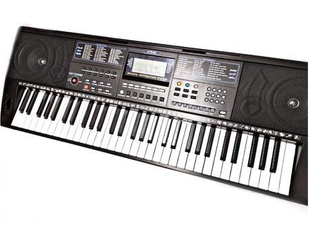 Kit Teclado Musical Profissional KeyPower Kp300 usb suporte - Loja