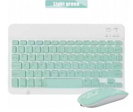 Teclado E Mouse Bluetooth Para Tablet Galaxy S6 Lite - FAM Imagem de Teclado E Mouse Bluetooth Para Tablet Galaxy S6 Lite