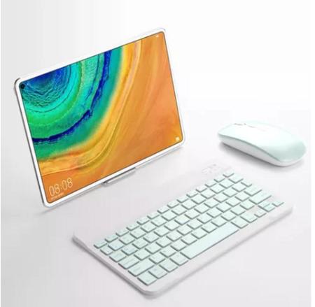 Teclado E Mouse Bluetooth Para Tablet Galaxy S6 Lite - FAM Imagem de Teclado E Mouse Bluetooth Para Tablet Galaxy S6 Lite