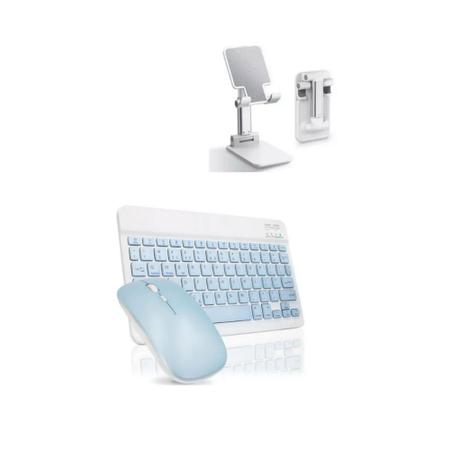Teclado E Mouse Bluetooth Suporte Para Tablet Samsung Galaxy Tab A8 X200 10 5 FAM Mouse Magazine Luiza
