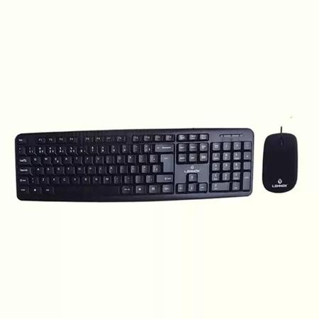 Imagem de Teclado E Mouse Com Fio Lehmox Ley-214 Usb Design Ergonômico