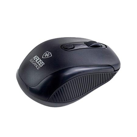 Imagem de Teclado e Mouse Sem Fio Kross Wireless, USB, ABNT2, Preto - KE-KM558V1 - Kross Elegance