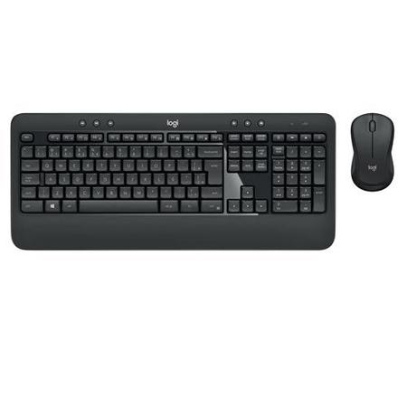 Imagem de Teclado e Mouse Wireless para Windows Mac com Multimídia e USB Preto - Logitech - MK540