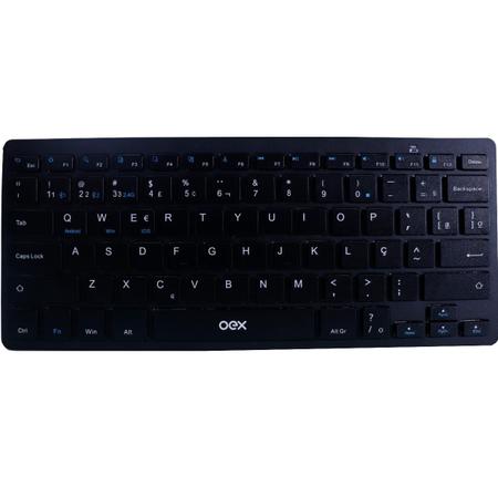 Teclado Elite Duo Bluetooth E Wireless Oex Preto Tc508 Imagem de Teclado Elite Duo Bluetooth E Wireless Oex Preto Tc508