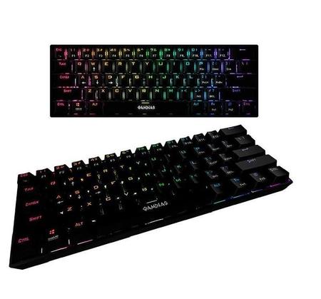 Imagem de Teclado Gamdias Mecanico Gamer Hermes E3 Rgb Pto Switch Blue Hermes E3 Rgb (Us/Blue/Bk)