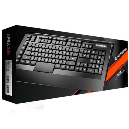 Imagem de Teclado Gamer Apex 300 SteelSeries USB Low Profile Iluminado