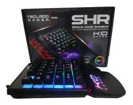 Teclado Gamer de mão única Iluminado 39 teclas T15 PUBG Zyoulang - Teclado  Gamer - Magazine Luiza