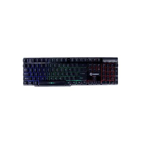 Imagem de Teclado Gamer Gamemax K207BR, LED 3 Cores, USB, Preto