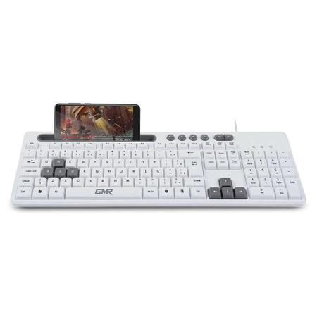 Teclado Branco Multilaser Gamer GK-300 - TC259 - Player Games