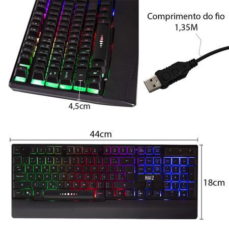 Teclado Gamer de mão única Iluminado 39 teclas T15 PUBG Zyoulang - Teclado  Gamer - Magazine Luiza