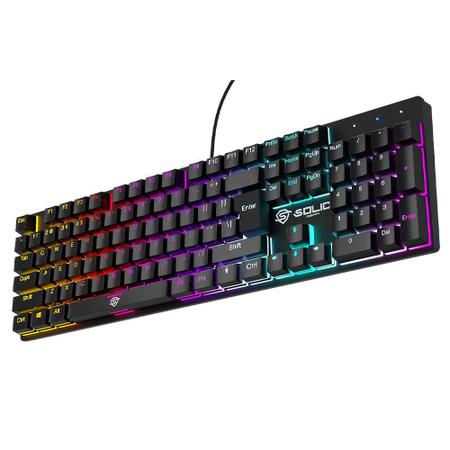 Imagem de Teclado Gamer Mecânico Solid Adamantium