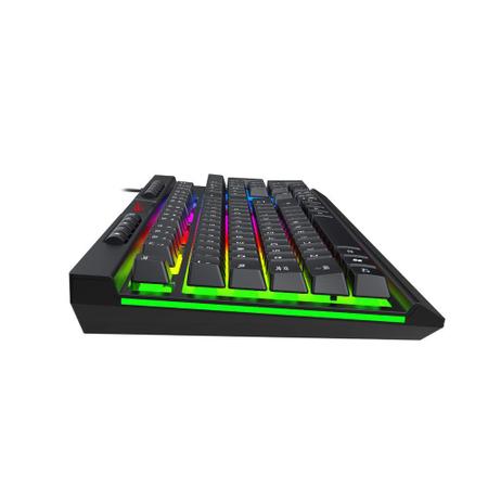 Imagem de Teclado Gamer Raimbow Havit RGB KB500L Preto