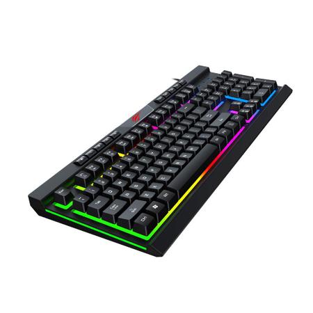 Imagem de Teclado Gamer Raimbow Havit RGB KB500L Preto