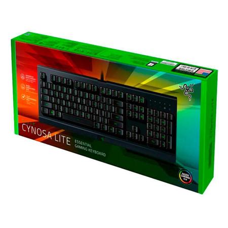 Imagem de Teclado Gamer Razer Cynosa Lite, USB, Layout US - RZ0302740700R3U