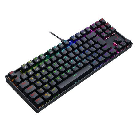 Imagem de Teclado Gamer Redragon Kumara Pro RGB Mecânico Switch Blue Preto ABNT2 - K552RGB-PRO