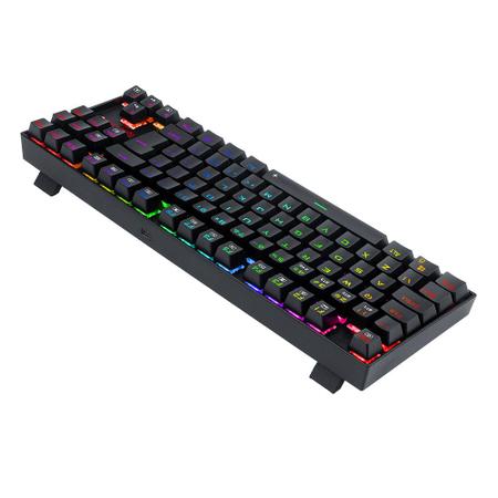 Imagem de Teclado Gamer Redragon Kumara Pro RGB Mecânico Switch Blue Preto ABNT2 - K552RGB-PRO