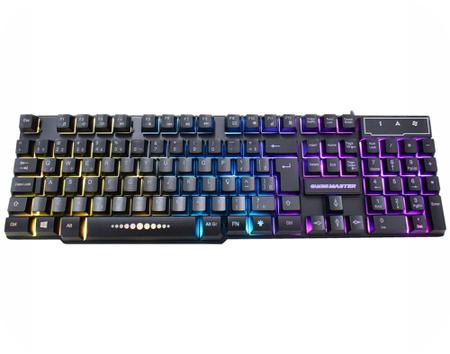 Imagem de Teclado Gamer Semi Mecânico KM5228 Com Led RGB Kmex 