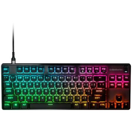 Imagem de Teclado Gamer Steelseries Apex 9 TKL RGB USB - Preto (Ingles)