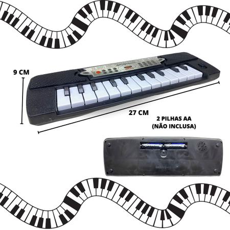 Teclado Musical Infantil - Brinquedo Educativo Piano, órgão