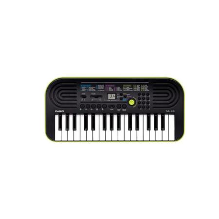 Teclado Musical Casio Infantil Sa-46 Verde é na Super Sonora!