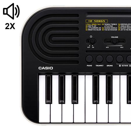 Teclado CASIO SA-46 - infantil e portátil