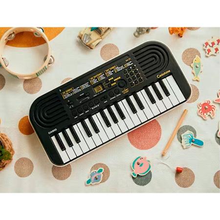 Teclado Infantil Casio SA-51 H2 Preto 32 Teclas Portátil Iniciante - Citron