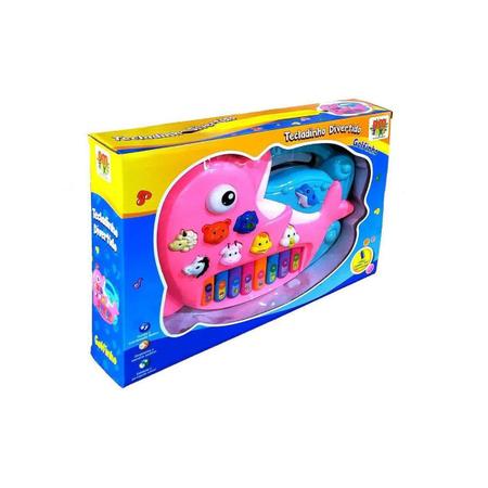 Brinquedo Para Bebê Educativo Piano Tambor Com Musica E Luz Teclado Infantil  Colorido - Toys - Piano / Teclado de Brinquedo - Magazine Luiza