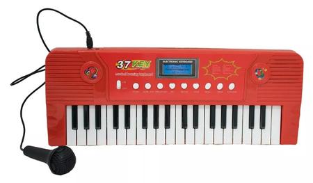 Teclado Piano Musical Infantil com Sons Eletrônicos 32 Teclas VERMELHO -  TOYS - Piano / Teclado de Brinquedo - Magazine Luiza