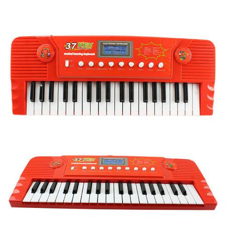 Teclado Musical Infantil con Microfone, Bruin música